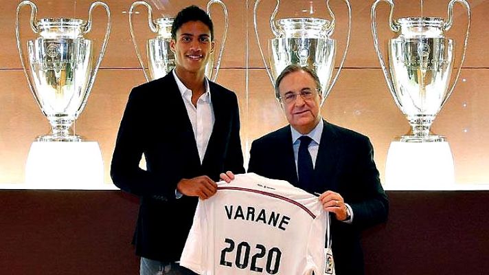 Telediario 1 - Varane amplía su contrato hasta junio de 2020