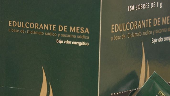 Telediario 1 - Un estudio señala que los edulcorantes artificiales pueden provocar alteraciones metabólicas