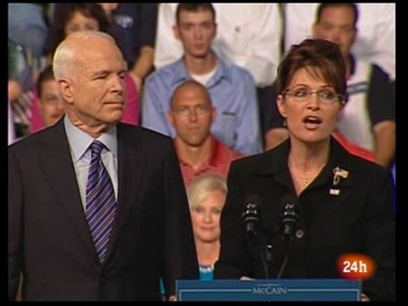  La Convención Republicana ha arrancado marcada por el huracán Gustav y la ausencia del presidente Bush. 
