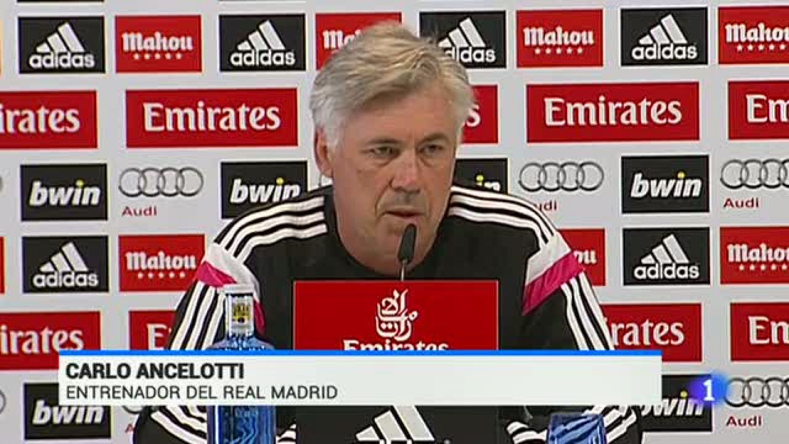 Telediario 1: Ancelotti: "El Real Madrid va a luchar por todas las competiciones" | RTVE Play