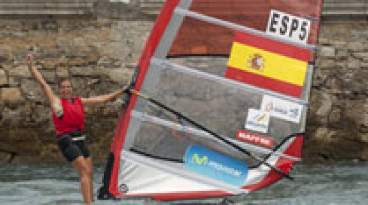 Telediario 1 - Marina Alabau da a España la primera medalla en Santander