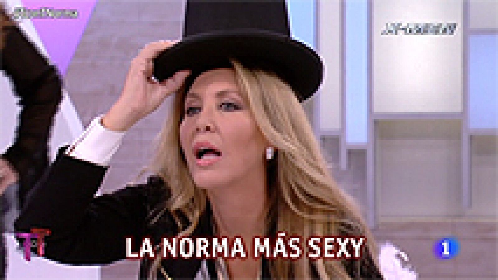 T con T- Norma Duval nos enseña unos movimientos de cabaret
