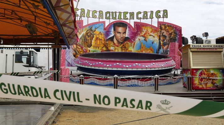 Telediario 1 - Muere una niña de 12 años al bajarse de una atracción