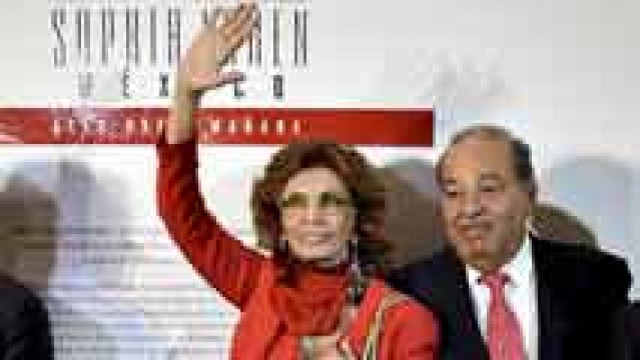 Telediario 1 - Sofía Loren celebra en México sus ocho décadas de vida