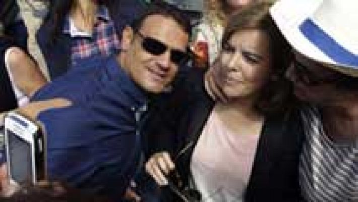 Telediario 1 - Soraya Sáenz de Santamaría le pide reflexión a Artur Mas