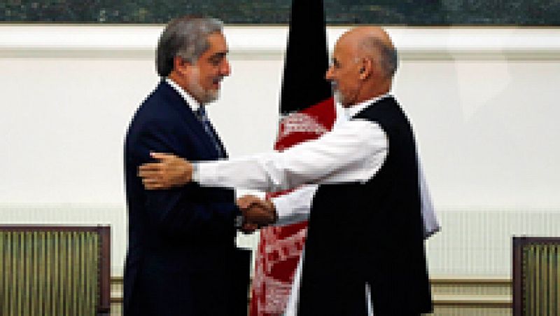 Los candidatos afganos acueran un Gobierno de unidad nacional
