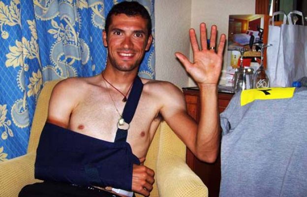 Vuelta ciclista a España - Richi Serrano abandona la Vuelta