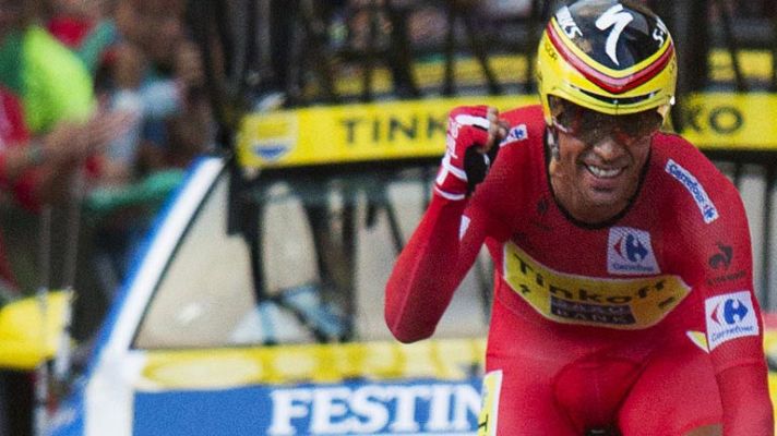 Telediario 1 - Contador, ausente en Ponferrada, de ciclismo solidario en Italia