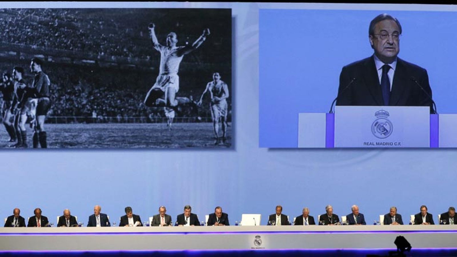 Florentino Pérez apela a Di Stéfano y la unidad del madridismo