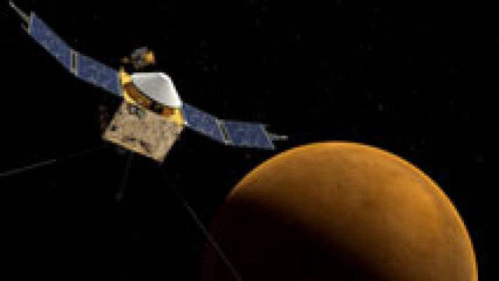 La sonda MAVEN entra en la órbita de Marte