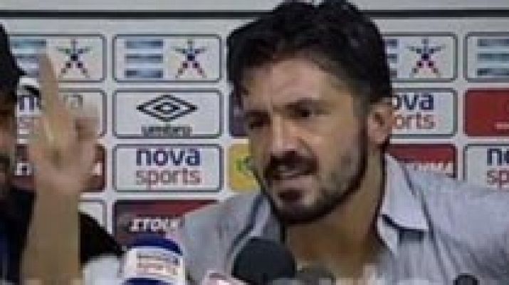 Telediario 1 - Gattuso traslada su carácter aguerrido al banquillo