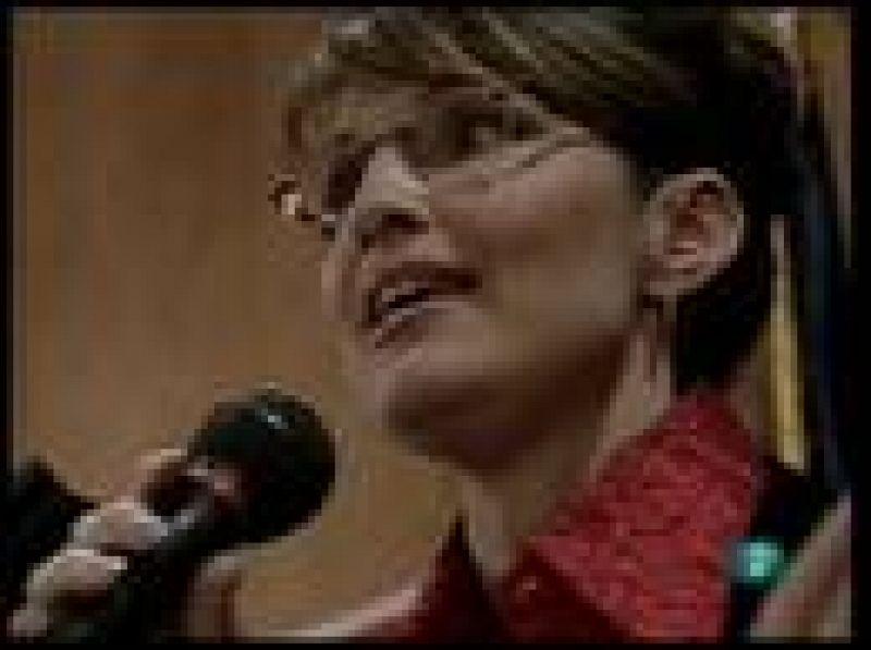 En Minessota la convención republicana ha recuperado su agenda, esta noche les tocaba el turno a Bush, por videoconferencia, y Libberman, que es un firme defensor de la guerra de Irak. Pero hoy todos los focos apuntaban hacia Sarah Palin.