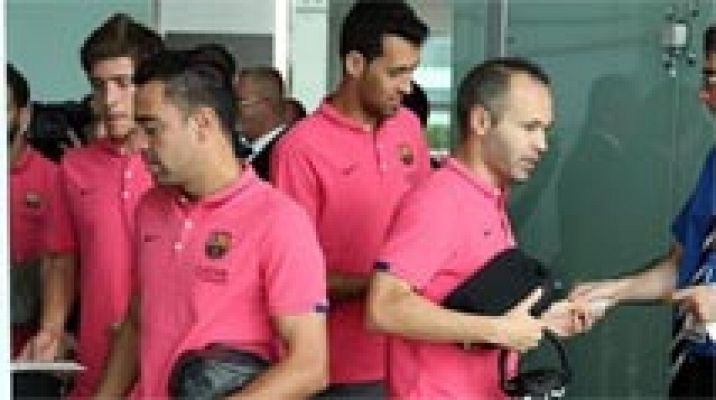 Telediario 1 - El Barcelona, a consolidar el liderato en Málaga