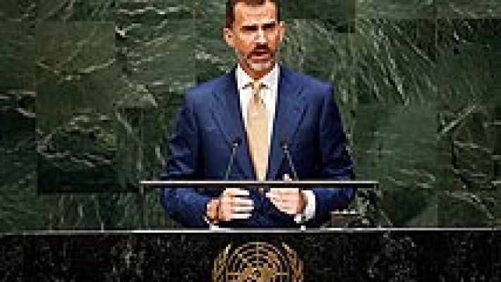 El rey pide el voto para que España entre en el Consejo de Seguridad de la ONU