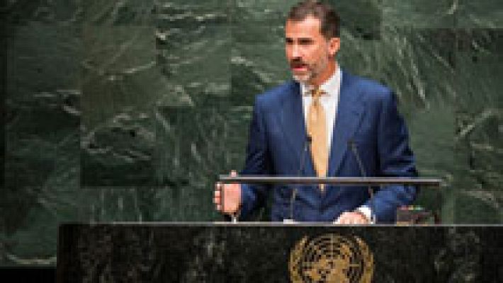 Felipe VI interviene por primera vez ante la ONU