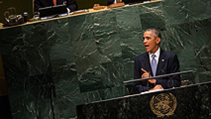 Obama llama en la ONU a la unidad en un mundo en "encrucijada entre la guerra y la paz"