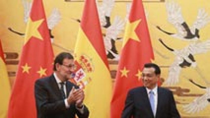 Telediario 1 - Rajoy defiende en China sus reformas económicas