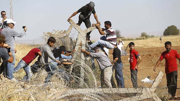 Telediario 1 - Los kurdos, en primera línea de combate contra el EI