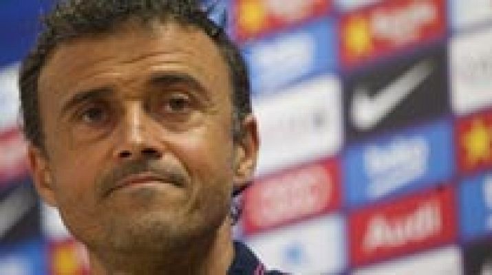 Telediario 1 - Luis Enrique: "Veo muy buena actitud, me deja tranquilo"
