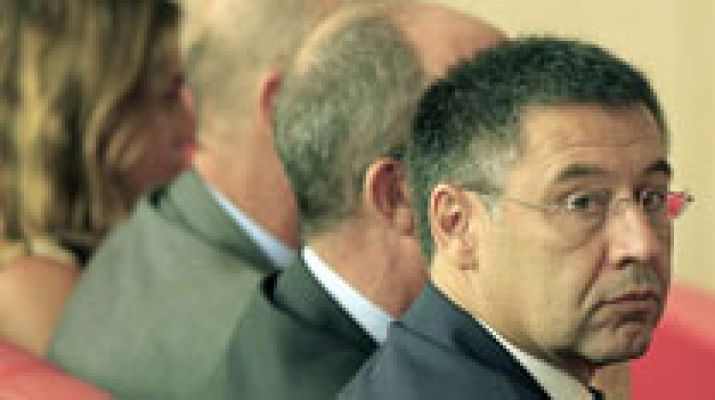 Telediario 1 - El juez Ruz rechaza imputar a Bartomeu y Faus por el fichaje de Neymar