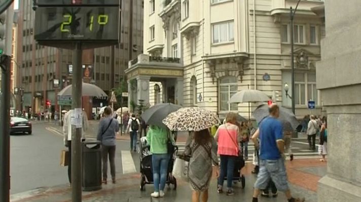 El tiempo - Chubascos localmente fuertes o muy fuertes en Baleares