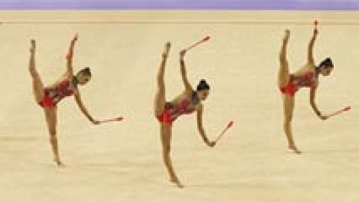 Telediario 1 - España, oro en mazas por equipos