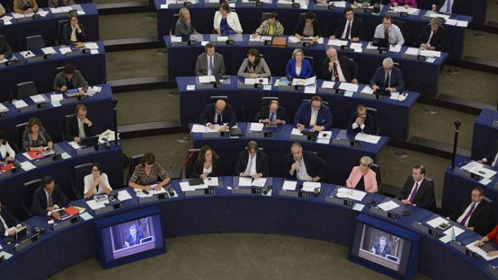Telediario 1 - El Parlamento Europeo examina a los futuros comisarios