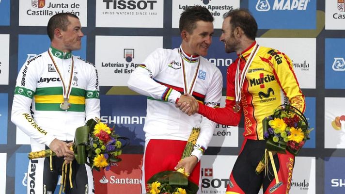 Telediario 1 - Kwiatkoski, campeón y Valverde, bronce