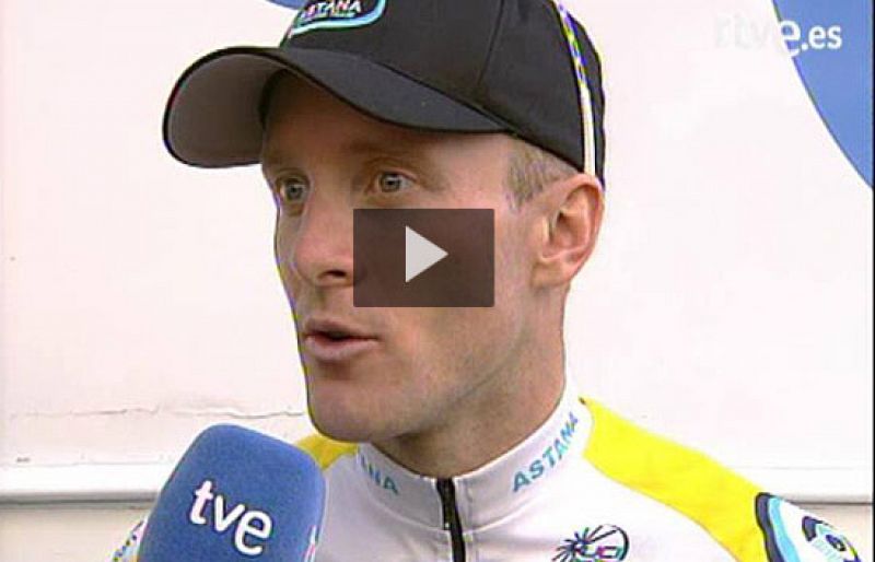 El corredor del Astaná Levi Leipheimer, vencedor de la contrarreloj de Ciudad Real, ha hablado con las cámaras de Televisión Española después de la carrera.