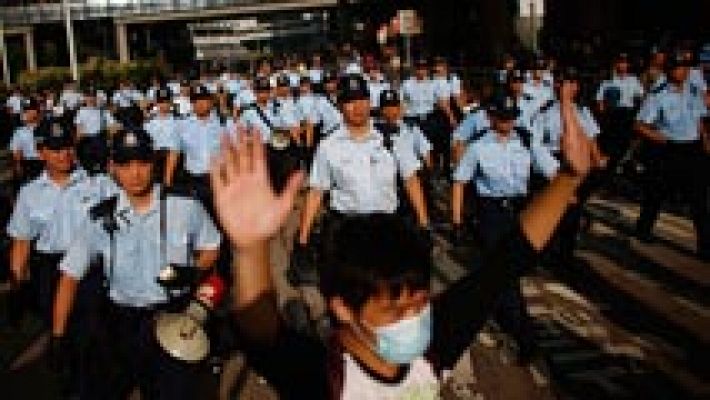 Continúa la protesta pro-democracia en Hong Kong
