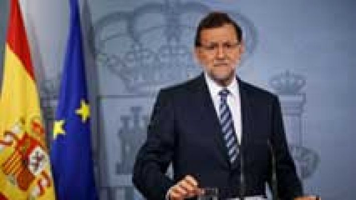 Rajoy comparece tras el consejo de ministros extraordinario