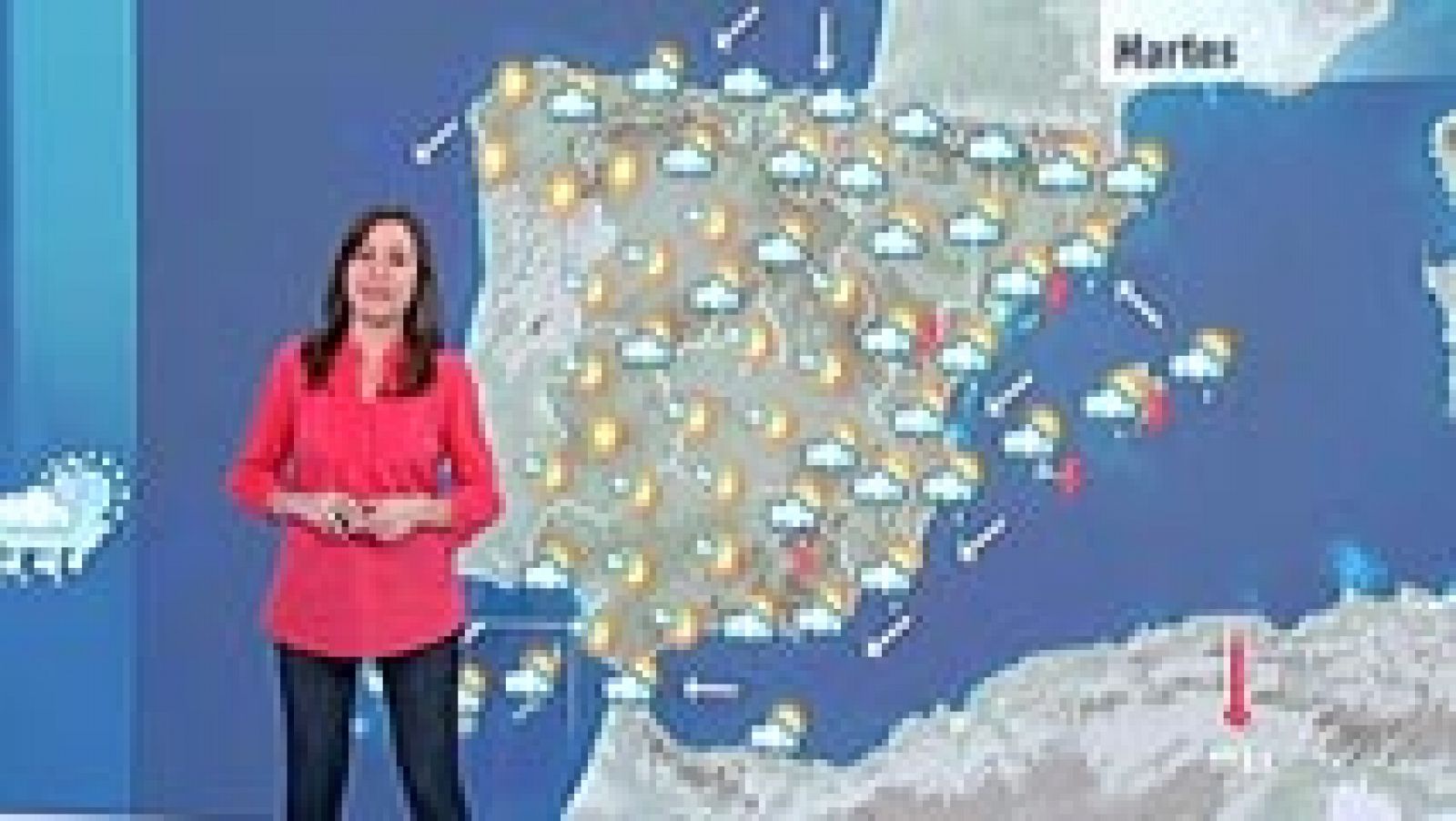 El tiempo: Lluvias en el este e intervalos nubosos en el resto | RTVE Play