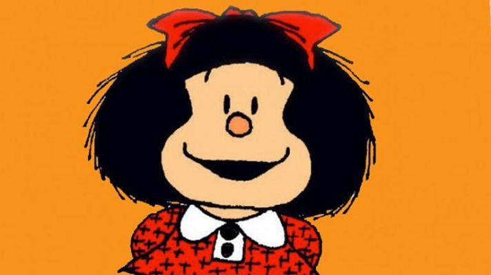 Telediario 1 - Quino celebra el 50 cumpleaños de Mafalda