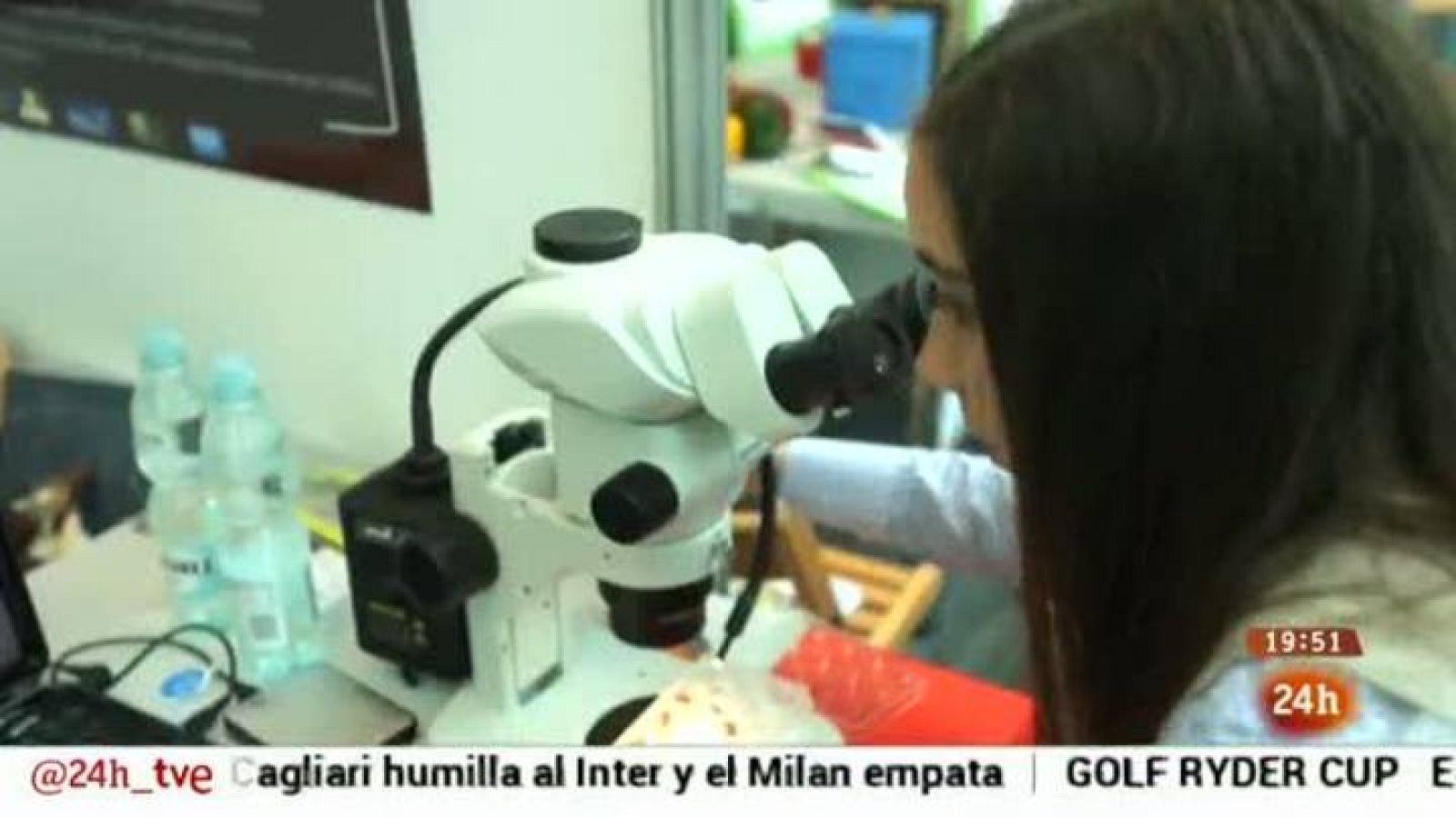 Tres jóvenes españoles acuden al concurso internacional de jóvenes científicos europeos.