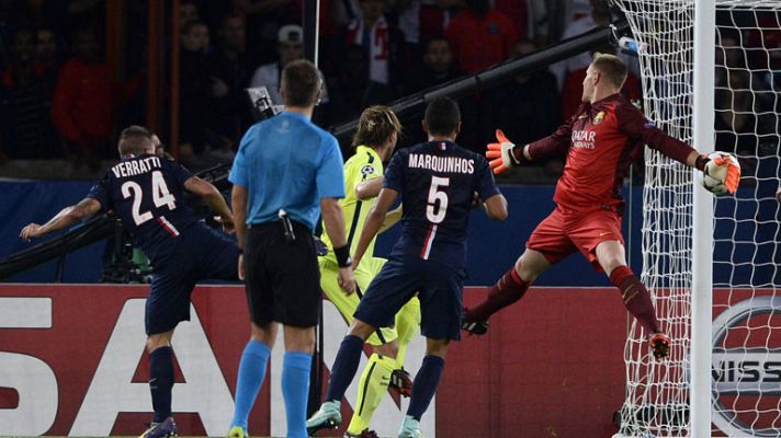 Champions League - Verrati vuelve a adelantar al PSG, otra vez a balón parado (2-1)