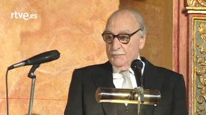 Premios Cervantes en el Archivo de RTVE - Discurso Francisco Ayala, Premio Cervantes 1991