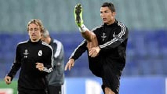 Telediario 1 - El Madrid visita a la 'cenicienta' del grupo