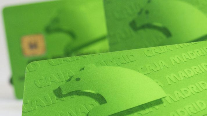 Telediario 1 - Nuevos ceses por las tarjetas de Caja Madrid