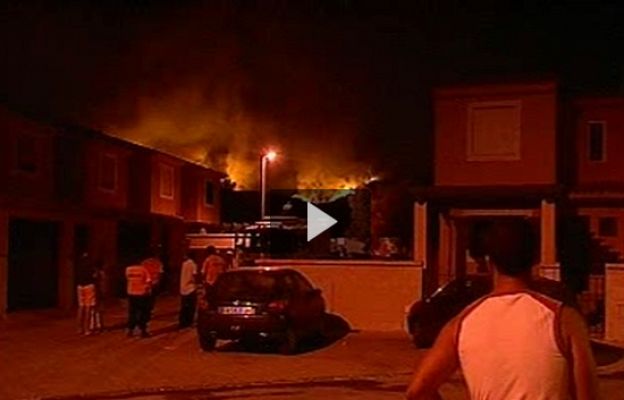 Incendio en Algeciras