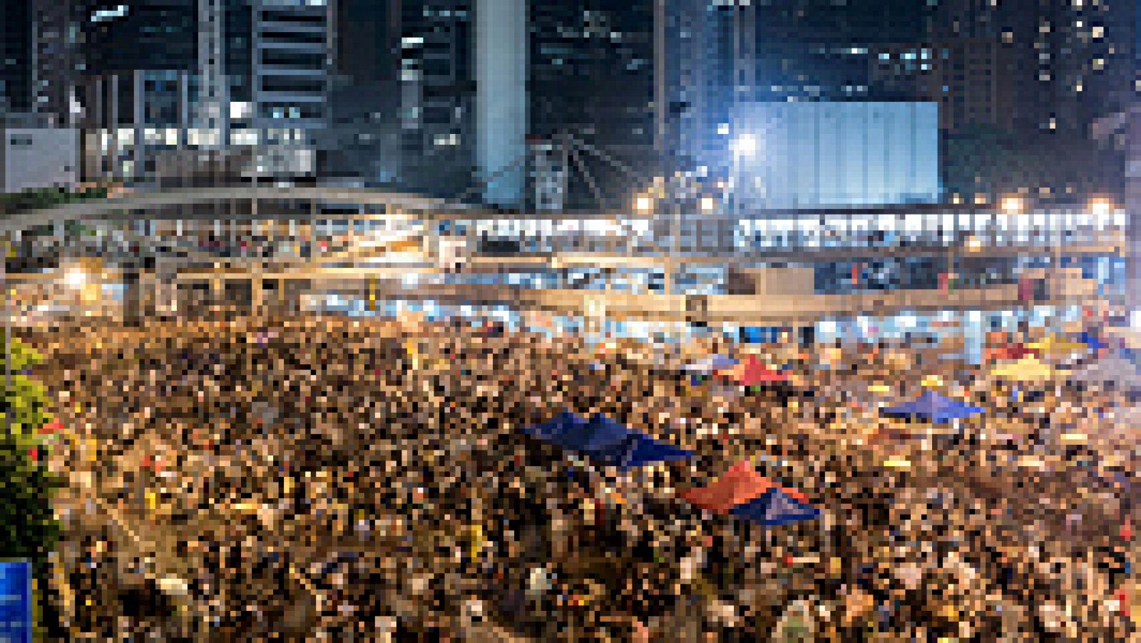Telediario 1: La ruptura del diálogo mantiene la incertidumbre en Hong Kong | RTVE Play