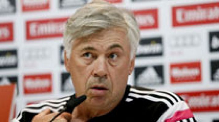 Telediario 1 - Ancelotti: "James no es Di María"