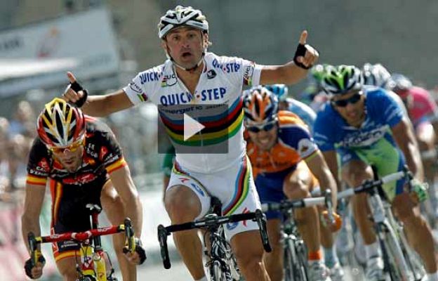 Bettini se impone al sprint