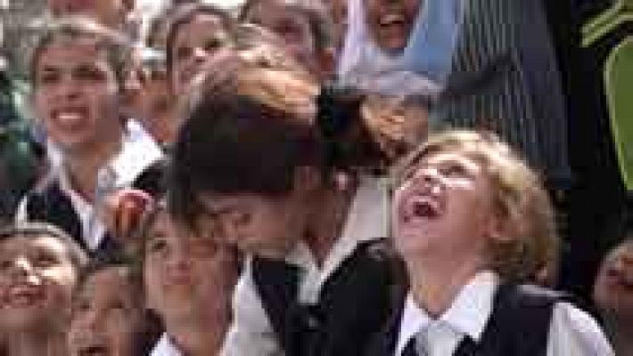 Telediario 1 - El 'Festiclown' llega a Jerusalén y Palestina