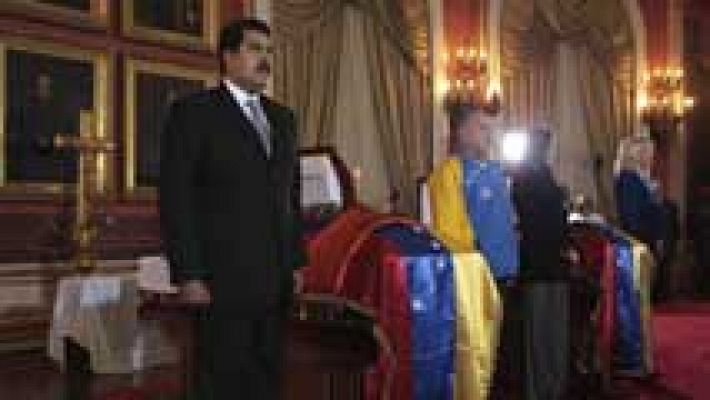 Telediario 1 - Maduro acusa a la oposición de asesinato