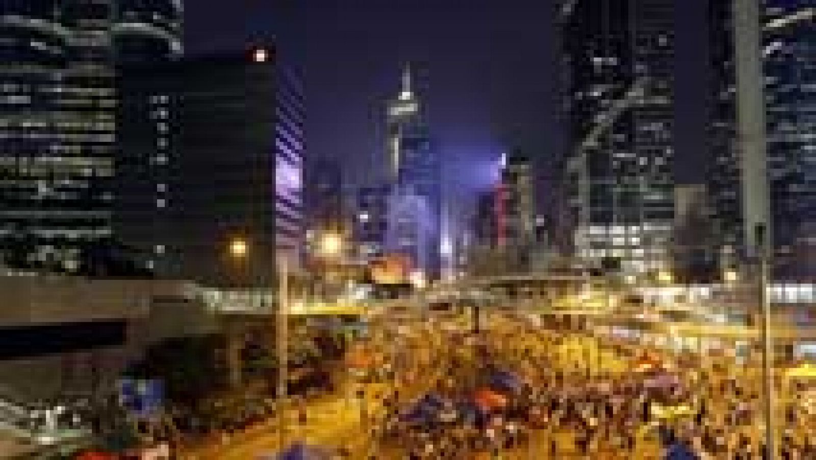 Se reduce el número de manifestantes en las protestas de Hong Kong