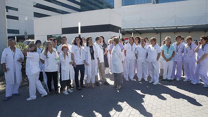 Telediario 1 - Responsables sanitarios sorprendidos por el contagio