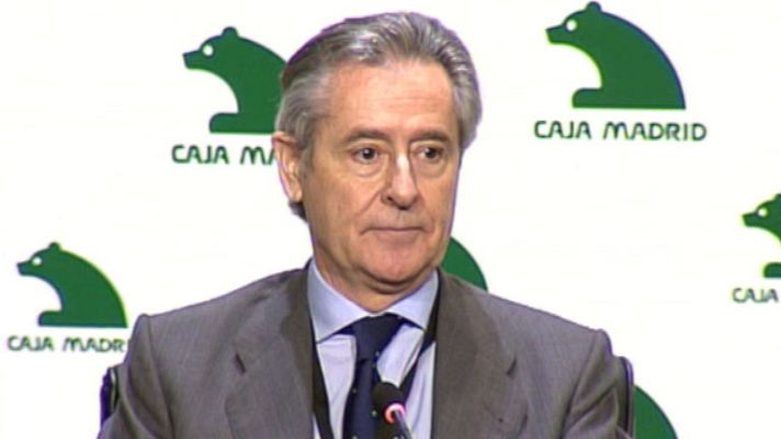 Telediario 1 - Rato, Blesa y Sánchez Barcoj, imputados por las tarjetas b