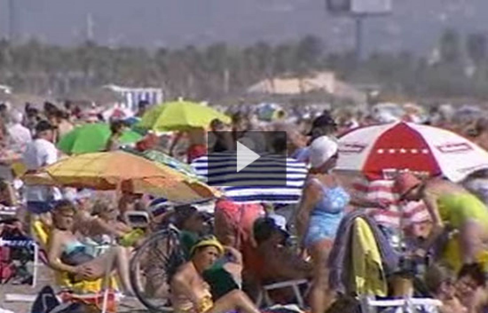 Altas temperaturas en la costas del Mediterráneo