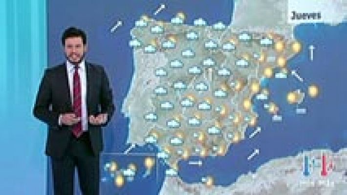 El tiempo - Lluvias fuertes en el centro y Pirineos y calor en Levante