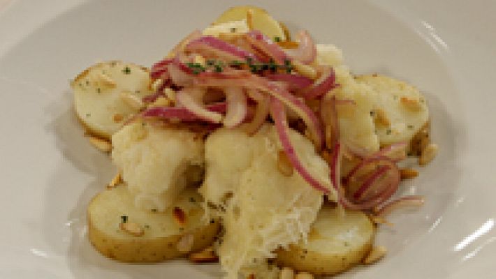 Coliflor tostada con parmesano